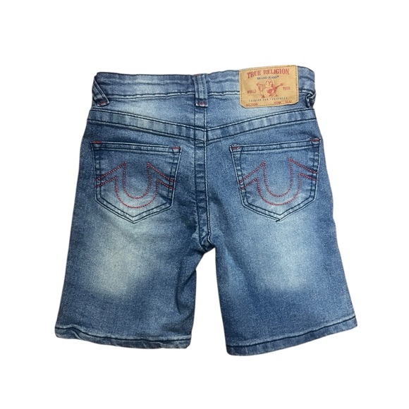 True Religion boys adjustable denim shorts - Picture 3 of 4